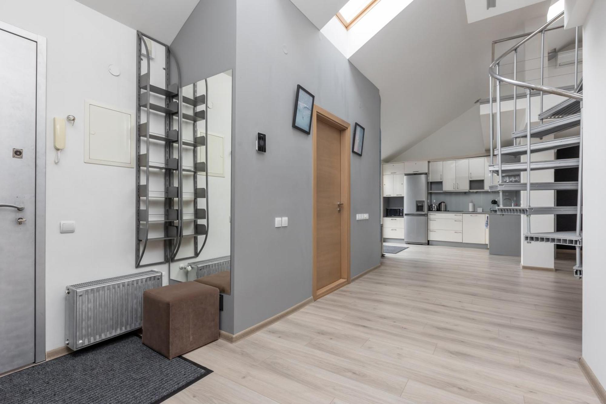 Penthouse Apartment With Terrace Ryga Zewnętrze zdjęcie