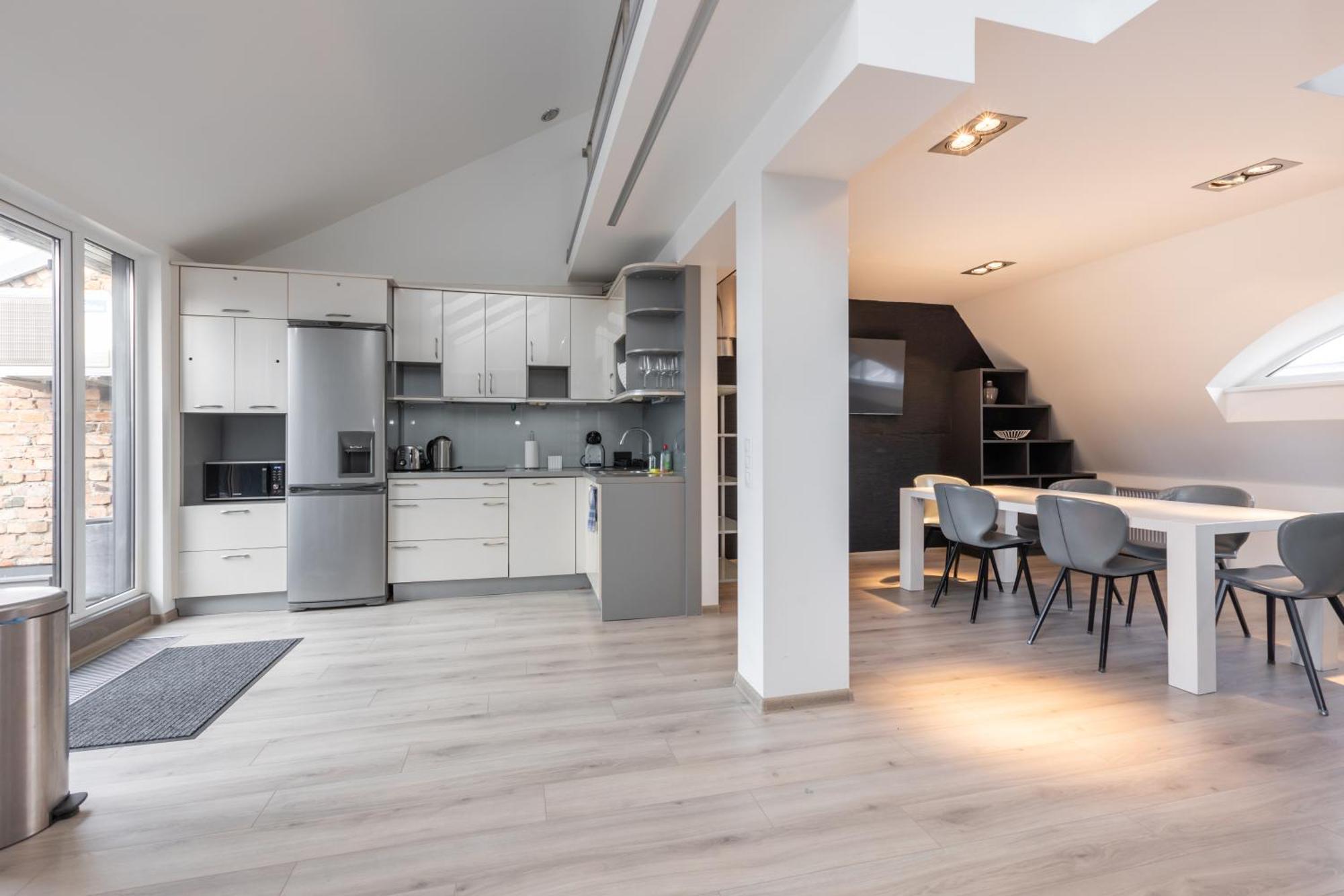 Penthouse Apartment With Terrace Ryga Zewnętrze zdjęcie