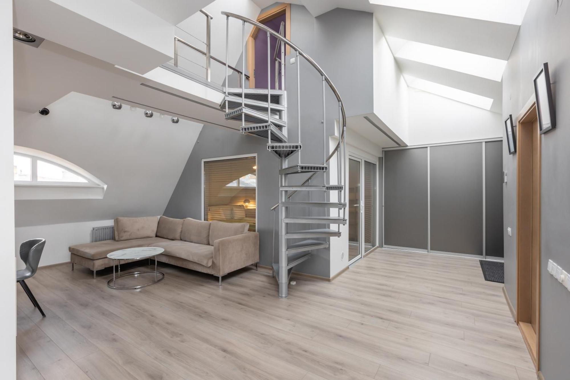 Penthouse Apartment With Terrace Ryga Zewnętrze zdjęcie